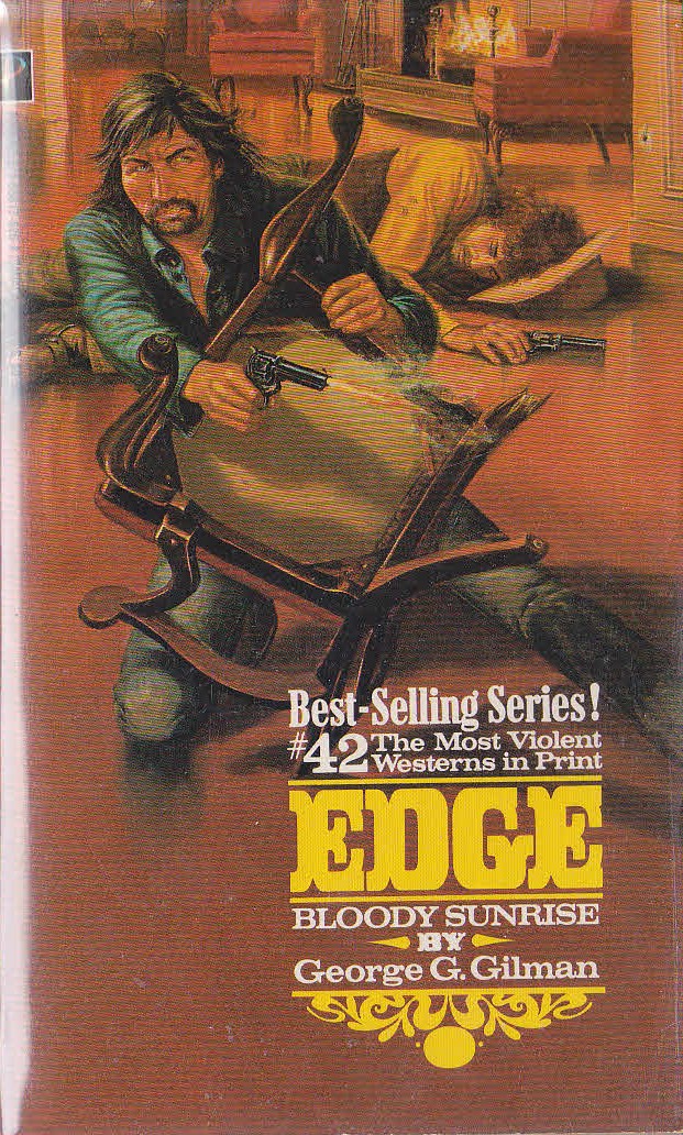 George G. Gilman  EDGE 42: BLOODY SUNRISE front book cover image