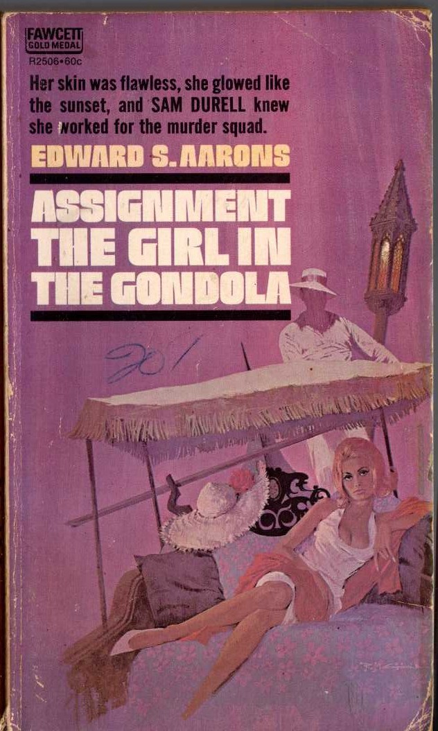 Edward S. Aarons  ASSIGNMENT THE GIRL IN THE GONDOLA front book cover image