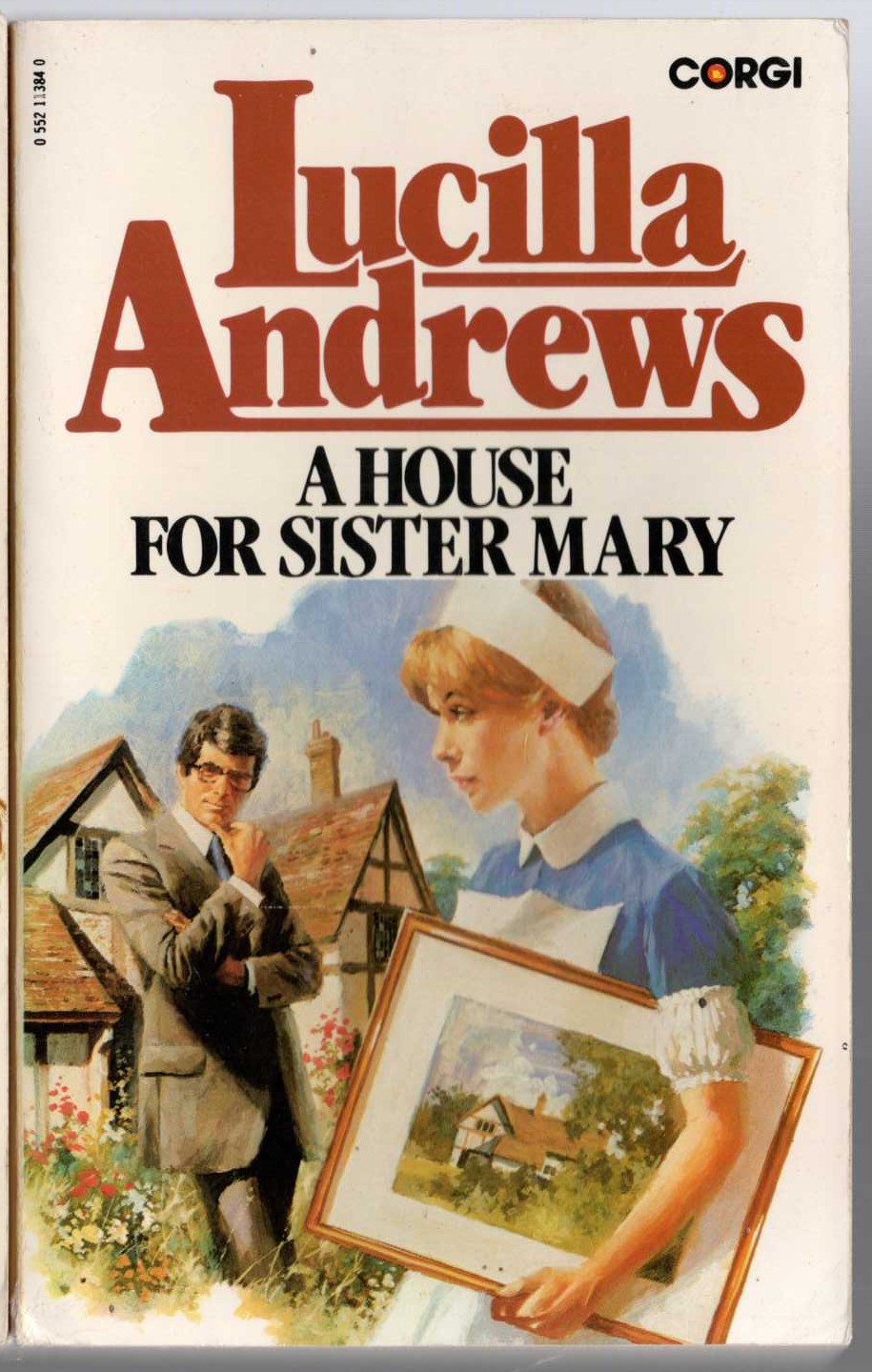 Lucilla Andrews  A HOUSE FOR SISTER MARY front book cover image