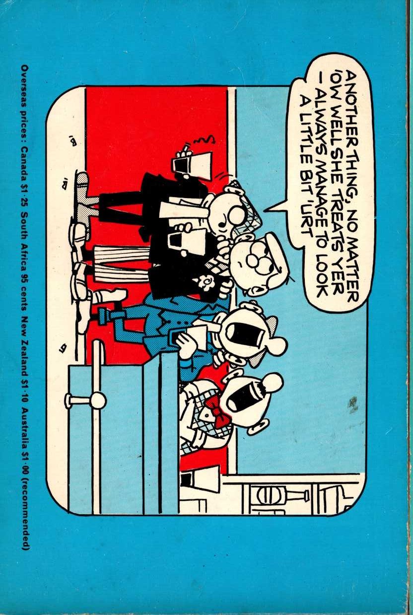 Reg Smythe  ANDY CAPP No.38 magnified rear book cover image