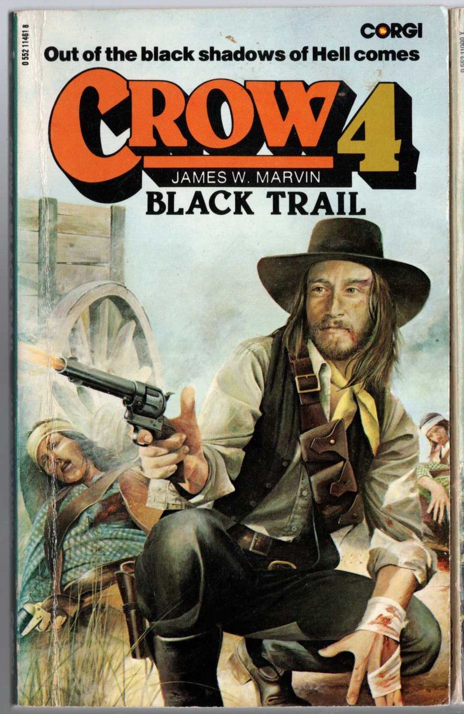 James W. Marvin  CROW 4: BLACK TRAIL front book cover image