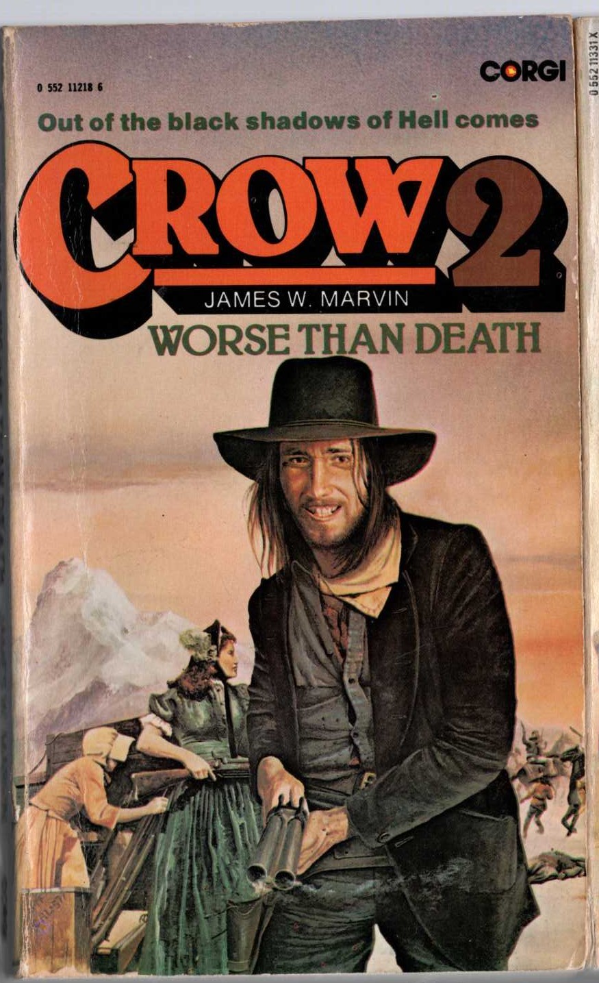 James W. Marvin  CROW 2: WORSE THAN DEATH front book cover image