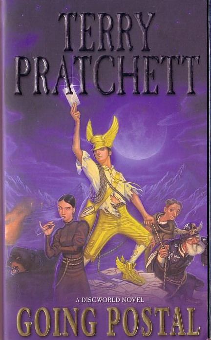 Terry Pratchett  GOING POSTAL front book cover image