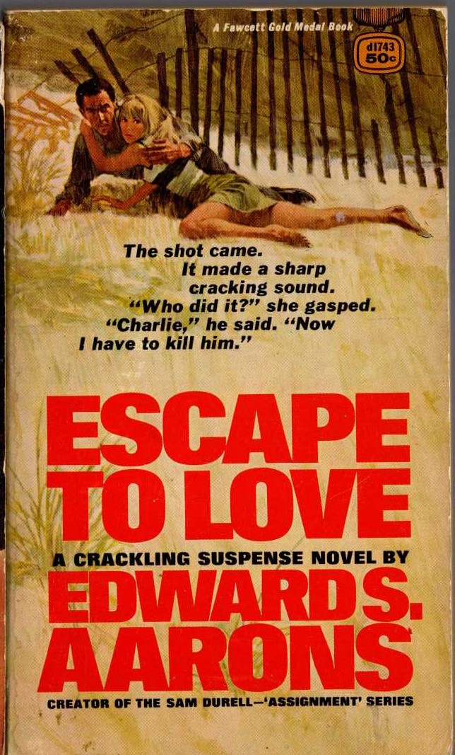 Edward S. Aarons  ESCAPE TO LOVE front book cover image