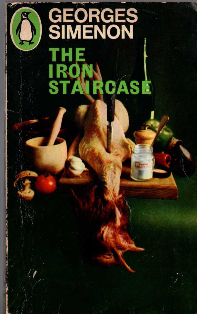 Georges Simenon  THE IRON STAIRCASE front book cover image