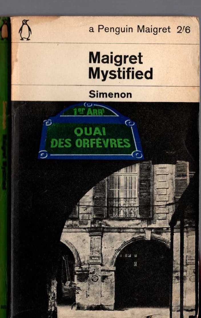 Georges Simenon  MAIGRET MYSTIFIED front book cover image