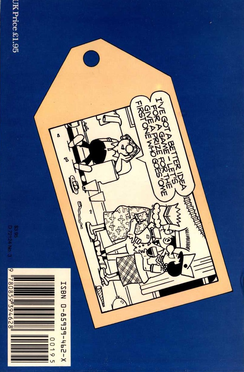 Reg Smythe  THE WORLD OF ANDY CAPP 1984 magnified rear book cover image