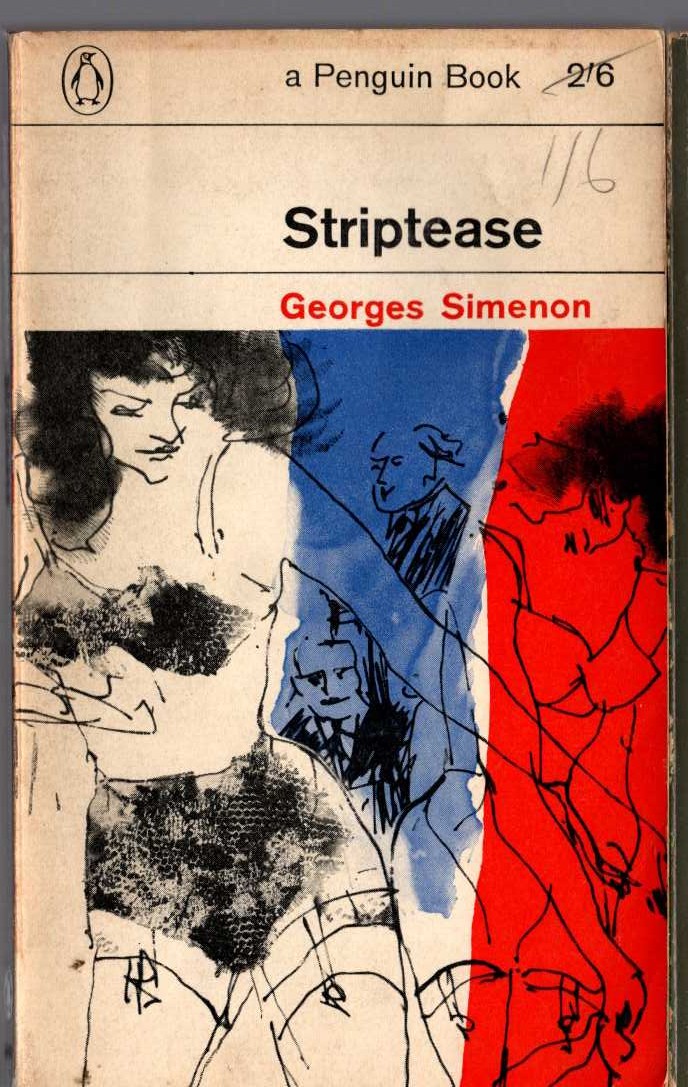 Georges Simenon  STRIPTEASE front book cover image