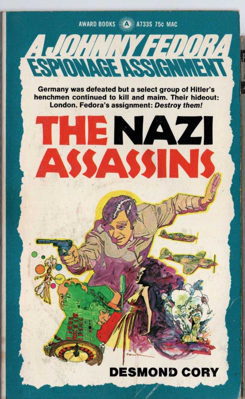 Desmond Cory  THE NAZI ASSASSINS front book cover image