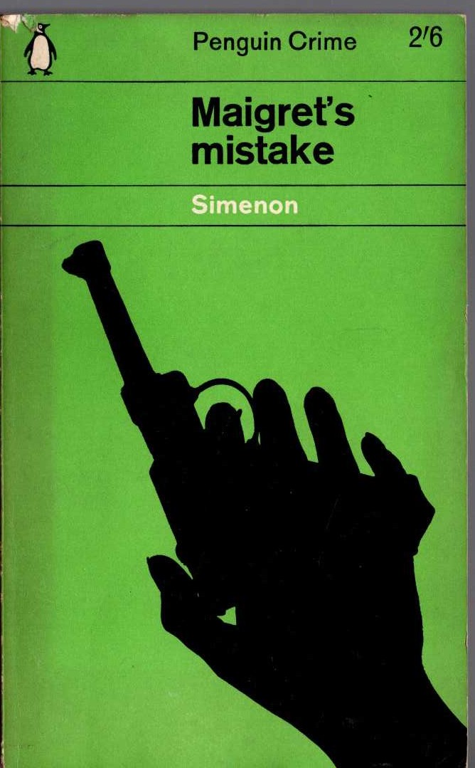 Georges Simenon  MAIGRET'S MISTAKE front book cover image