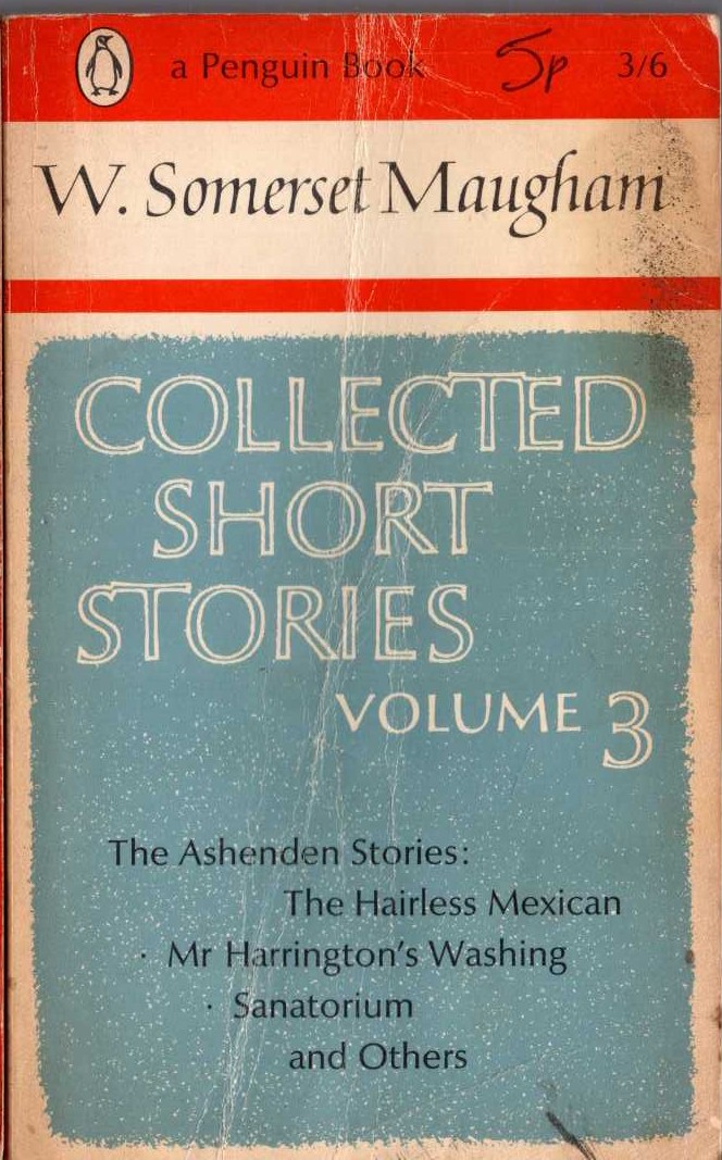 W.Somerset Maugham  COLLECTED SHORT STORIES. Volume 3 front book cover image