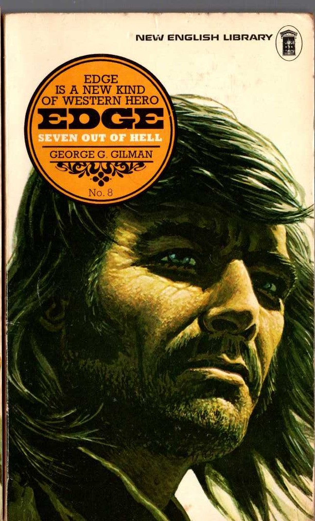George G. Gilman  EDGE 8: SEVEN OUT OF HELL front book cover image