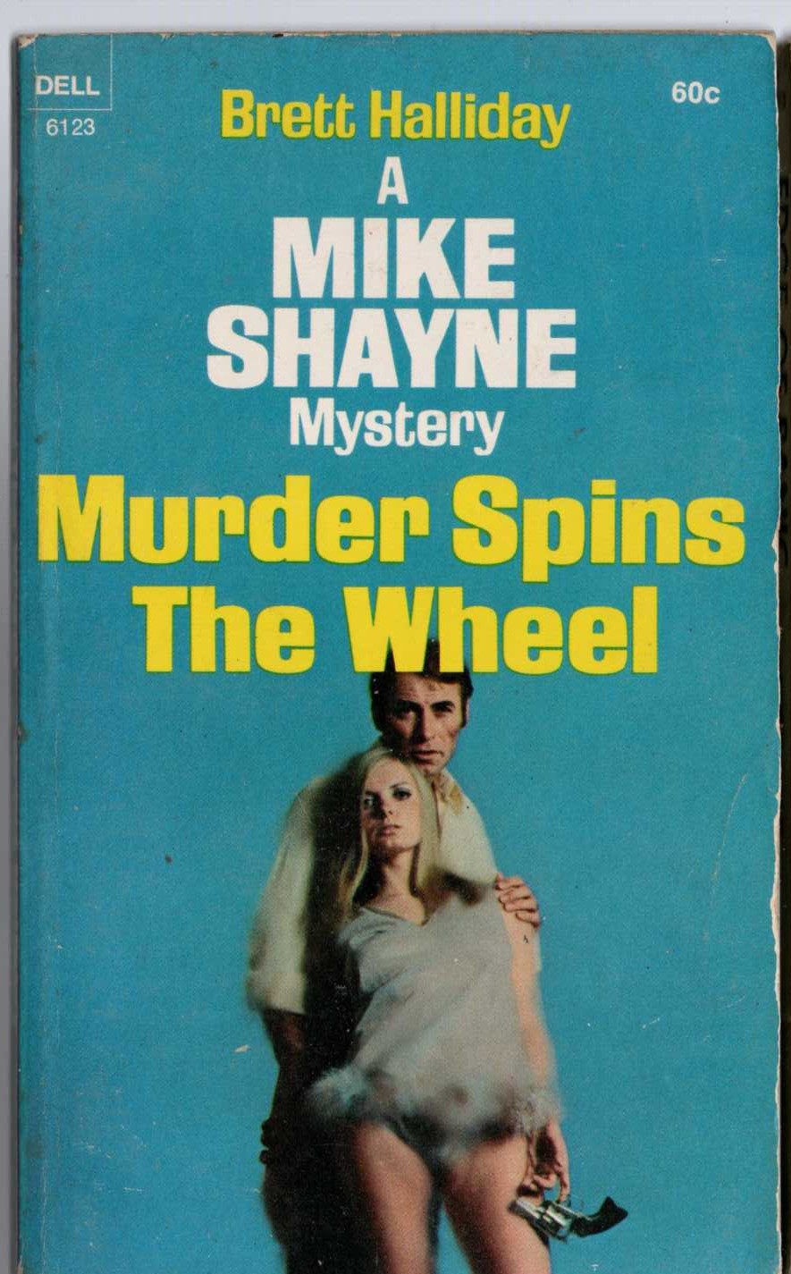 Brett Halliday  MURDER SPINS THE WHEEL front book cover image