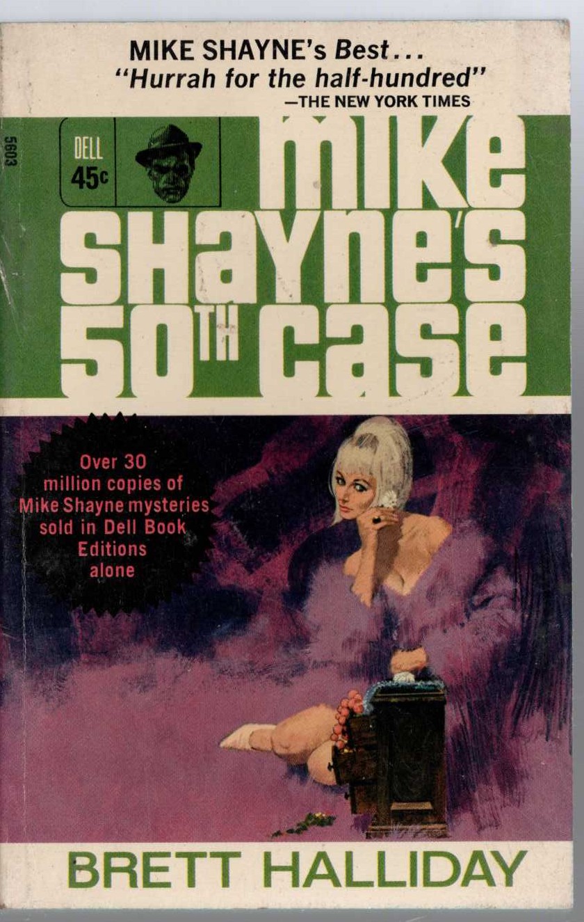 Brett Halliday  MIKE SHAYNE'S 50th CASE front book cover image