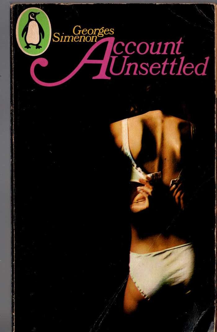 Georges Simenon  ACCOUNT UNSETTLED front book cover image