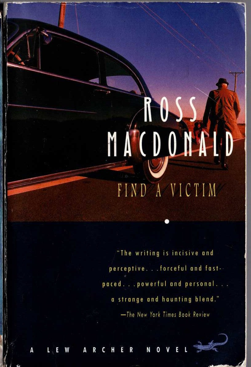 Ross Macdonald  FIND A VICTIM front book cover image