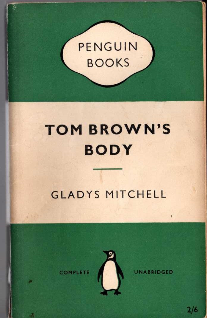 Gladys Mitchell  TOM BROWN'S BODY front book cover image