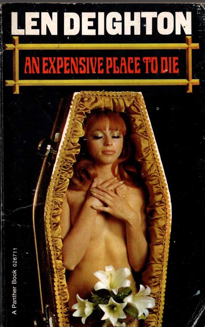 Len Deighton  AN EXPENSIVE PLACE TO DIE front book cover image