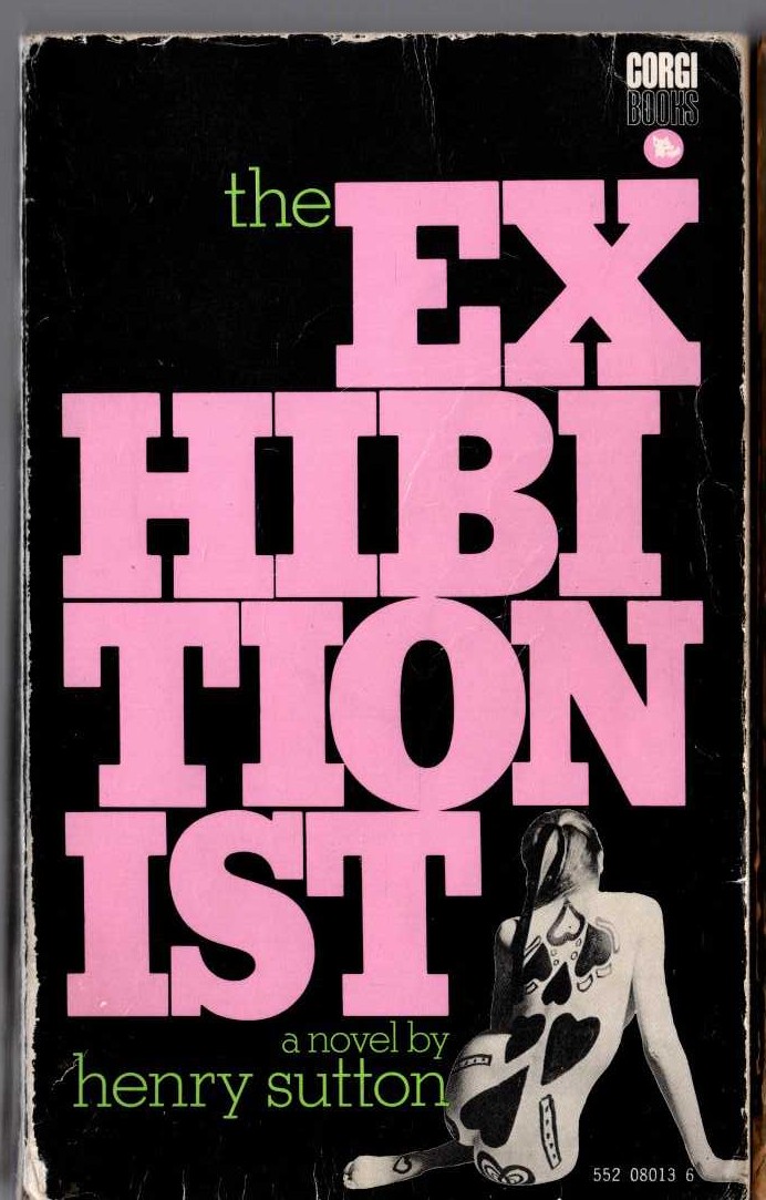 Henry Sutton  THE EXHIBITIONIST front book cover image