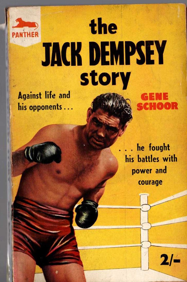 Gene Schoor  THE JACK DEMPSEY STORY front book cover image