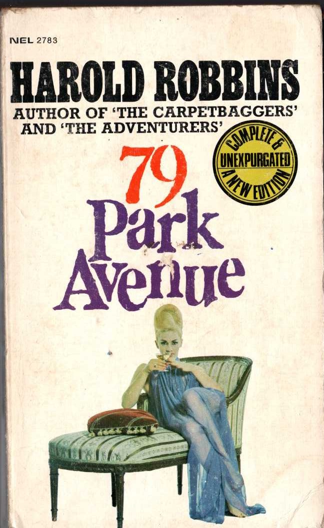 Harold Robbins  79-PARK AVENUE front book cover image