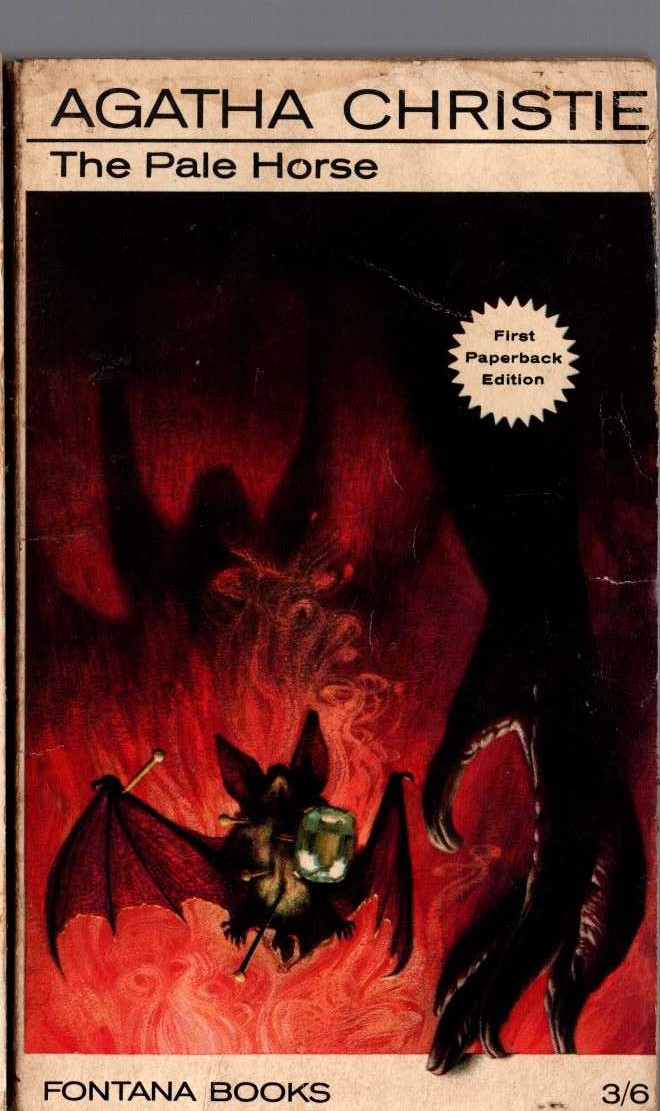 Agatha Christie  THE PALE HORSE front book cover image