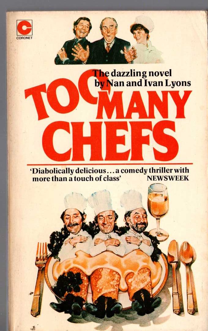 TOO MANY CHEFS (George Segal, Robert Morley..) front book cover image