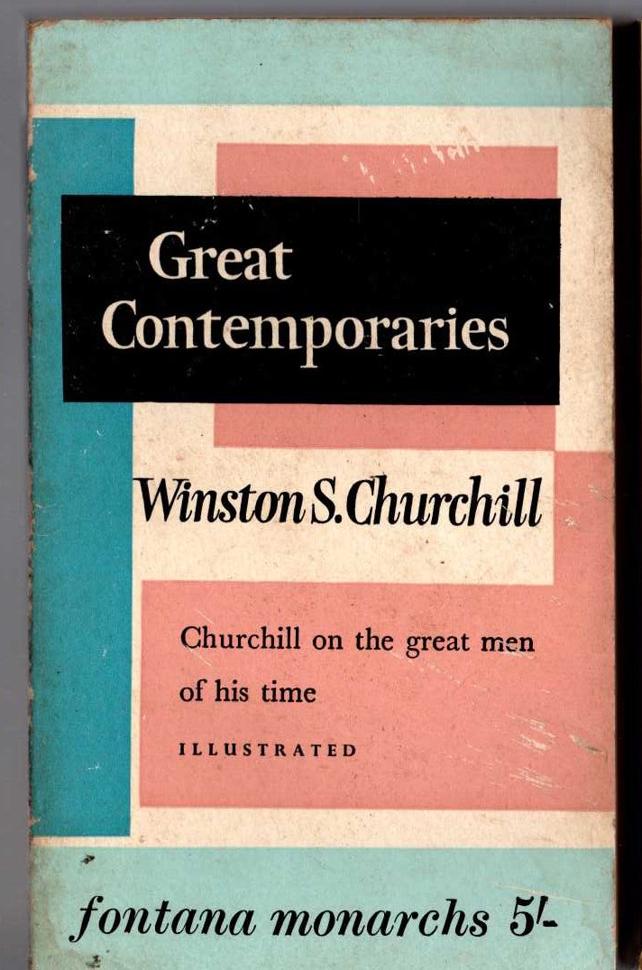 Winston S. Churchill  GREAT CONTEMPORARIES front book cover image