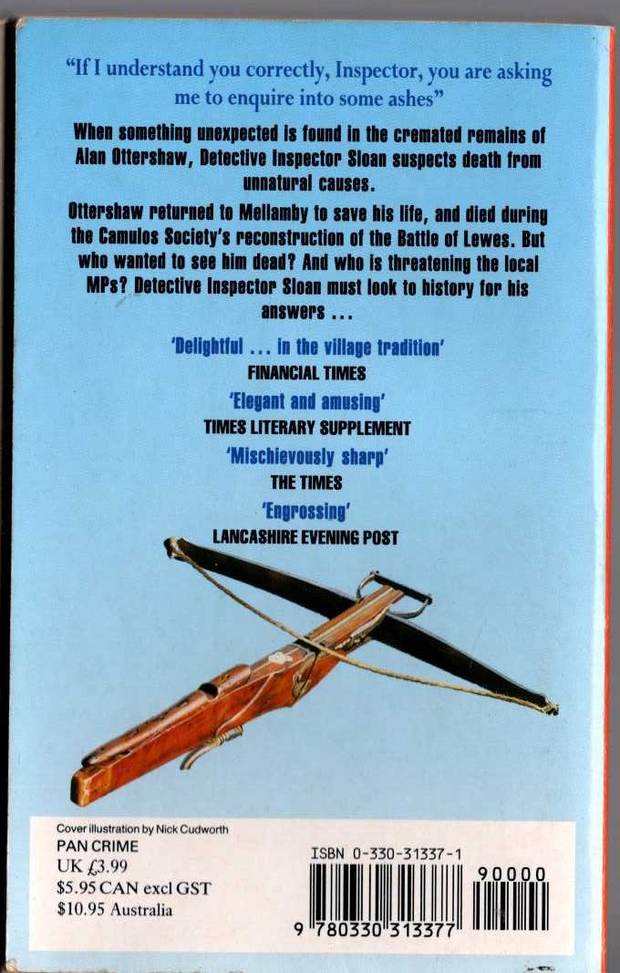 Peter Ackroyd MILTON IN AMERICA .Vintage 1997 rear cover image