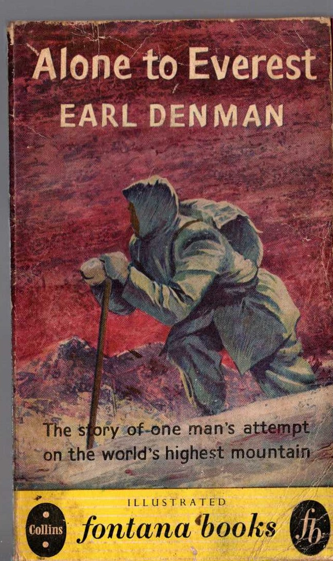 Earl Denman  ALONE TO EVEREST front book cover image