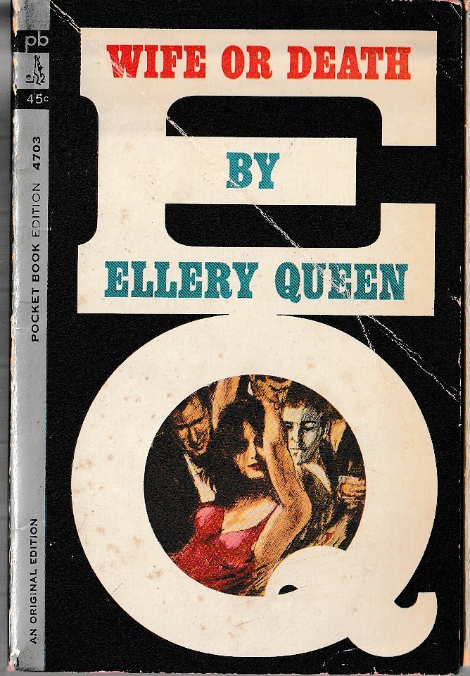 Ellery Queen  WIFE OR DEATH front book cover image