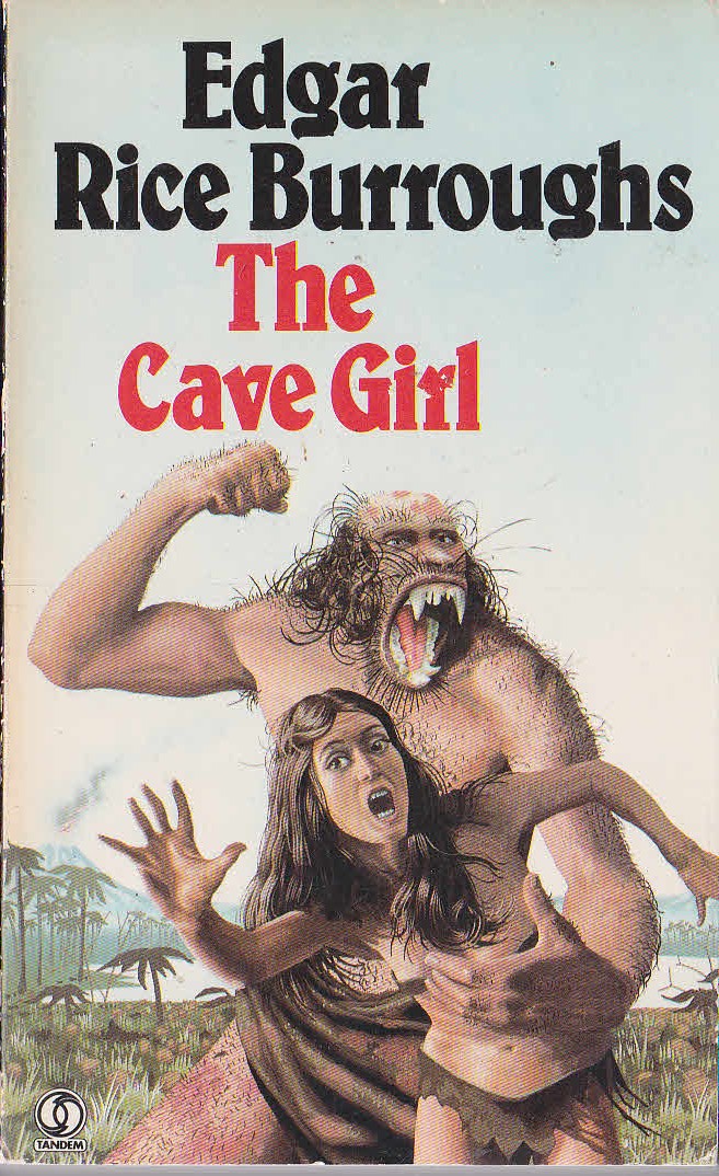 Edgar Rice Burroughs  THE CAVE GIRL front book cover image