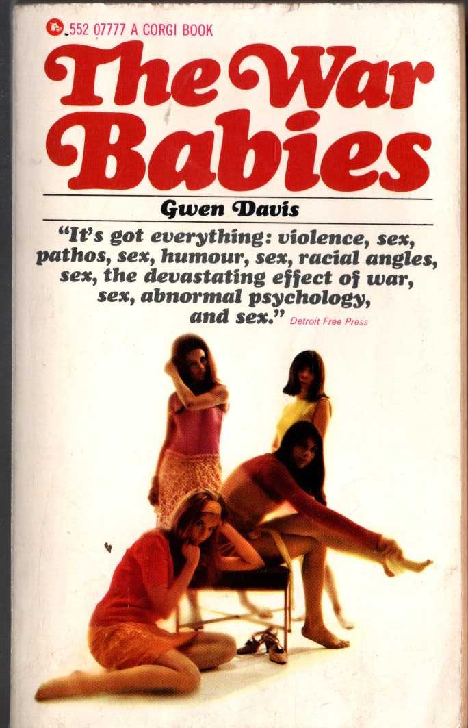 Gwen Davis  THE WAR BABIES front book cover image