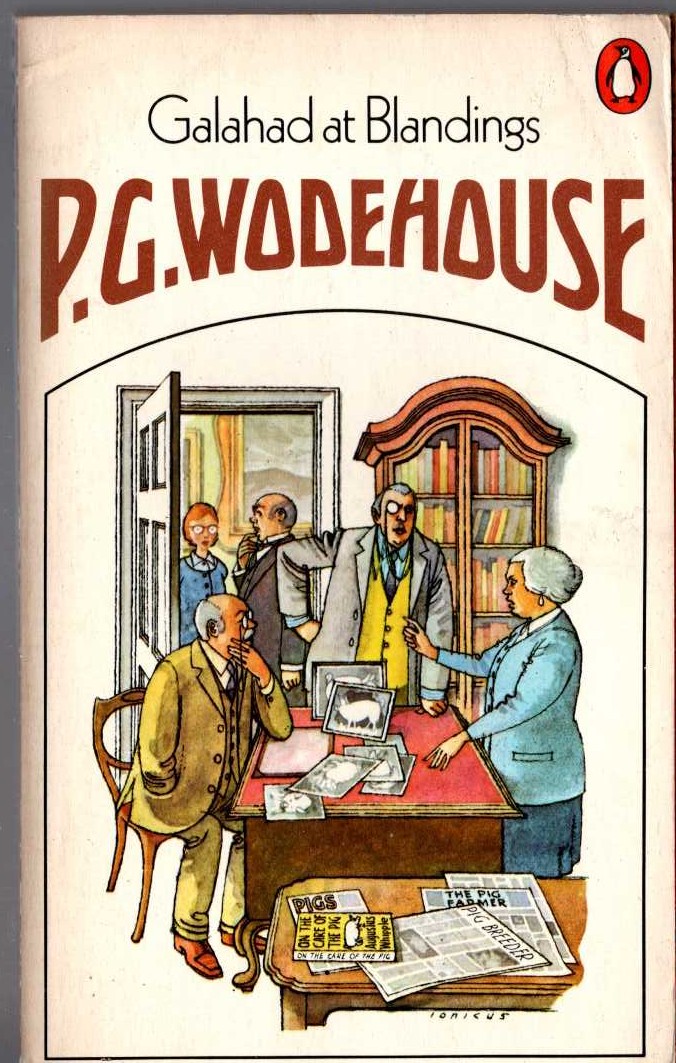 P.G. Wodehouse  GALAHAD AT BLANDINGS front book cover image
