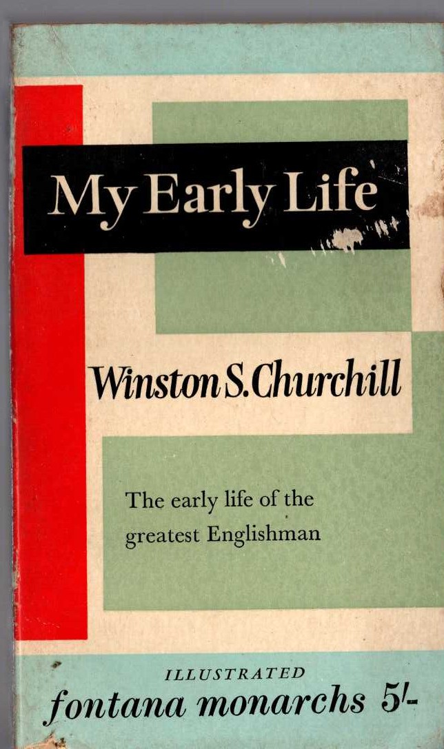 Winston S. Churchill  MY EARLY LIFE front book cover image