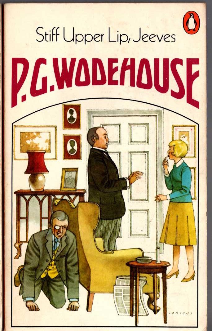 P.G. Wodehouse  STIFF UPPER LIP, JEEVES front book cover image