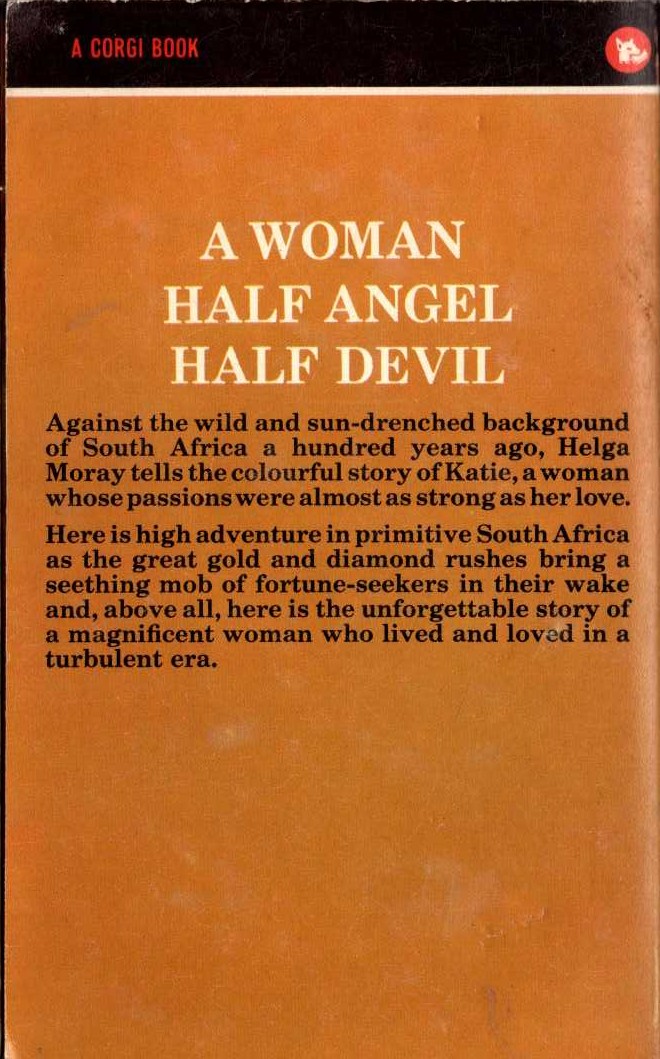 Helga Moray  UNTAMED magnified rear book cover image