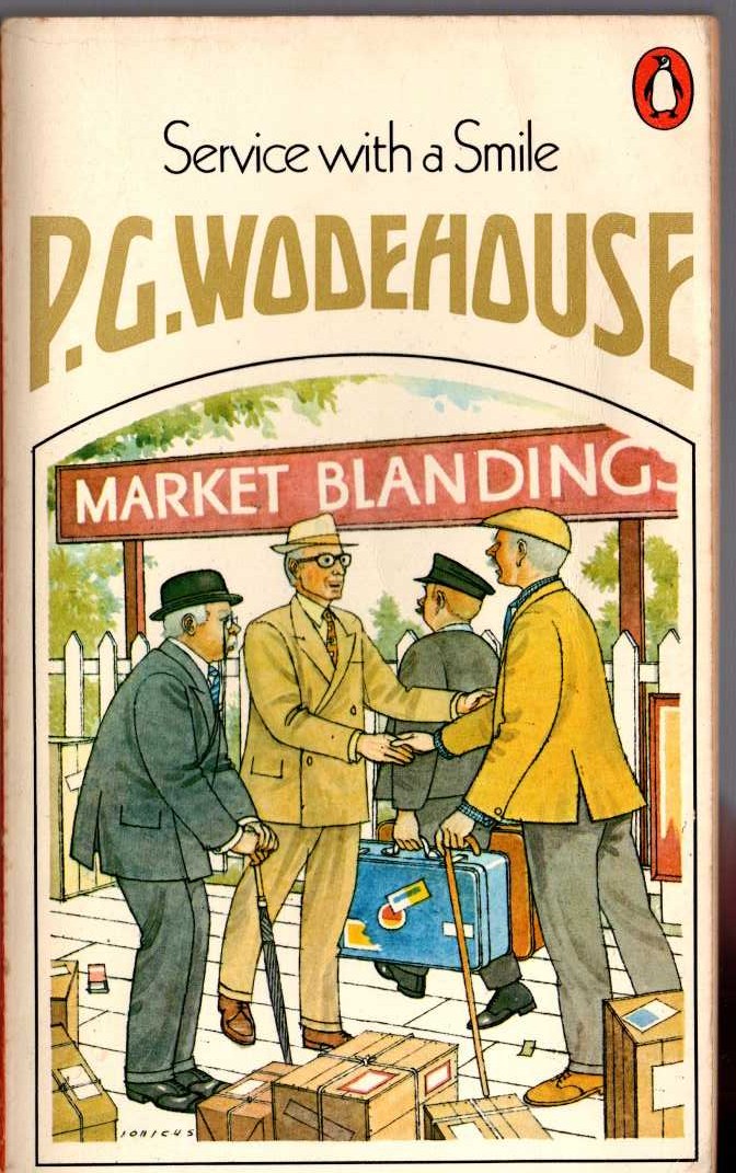 P.G. Wodehouse  SERVICE WITH A SMILE front book cover image