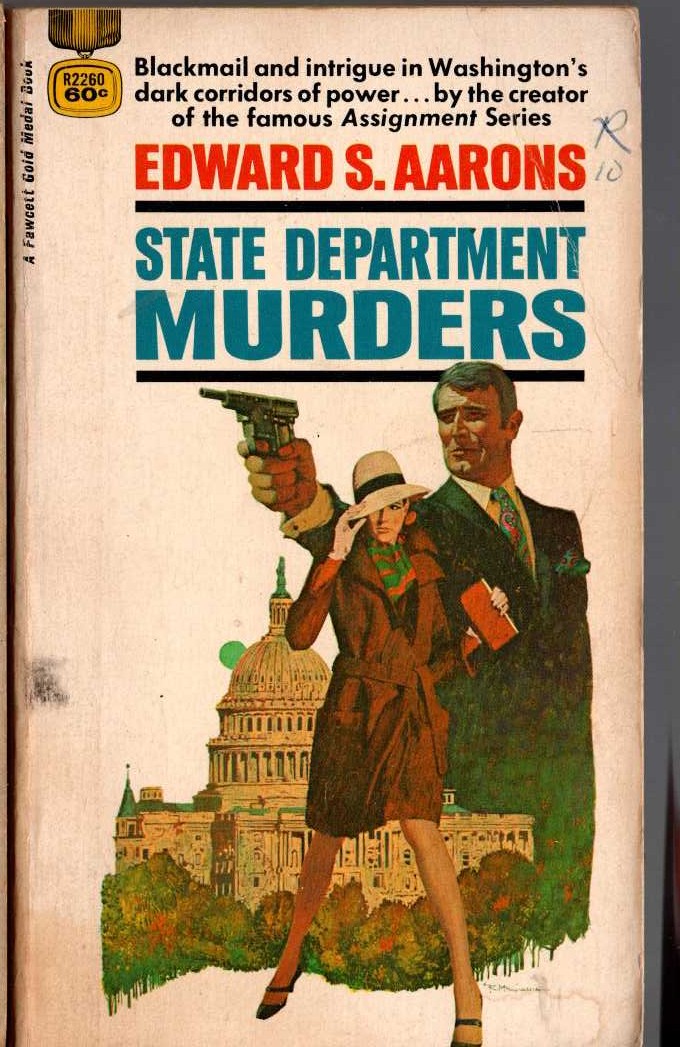 Edward S. Aarons  STATE DEPARTMENT MURDERS front book cover image