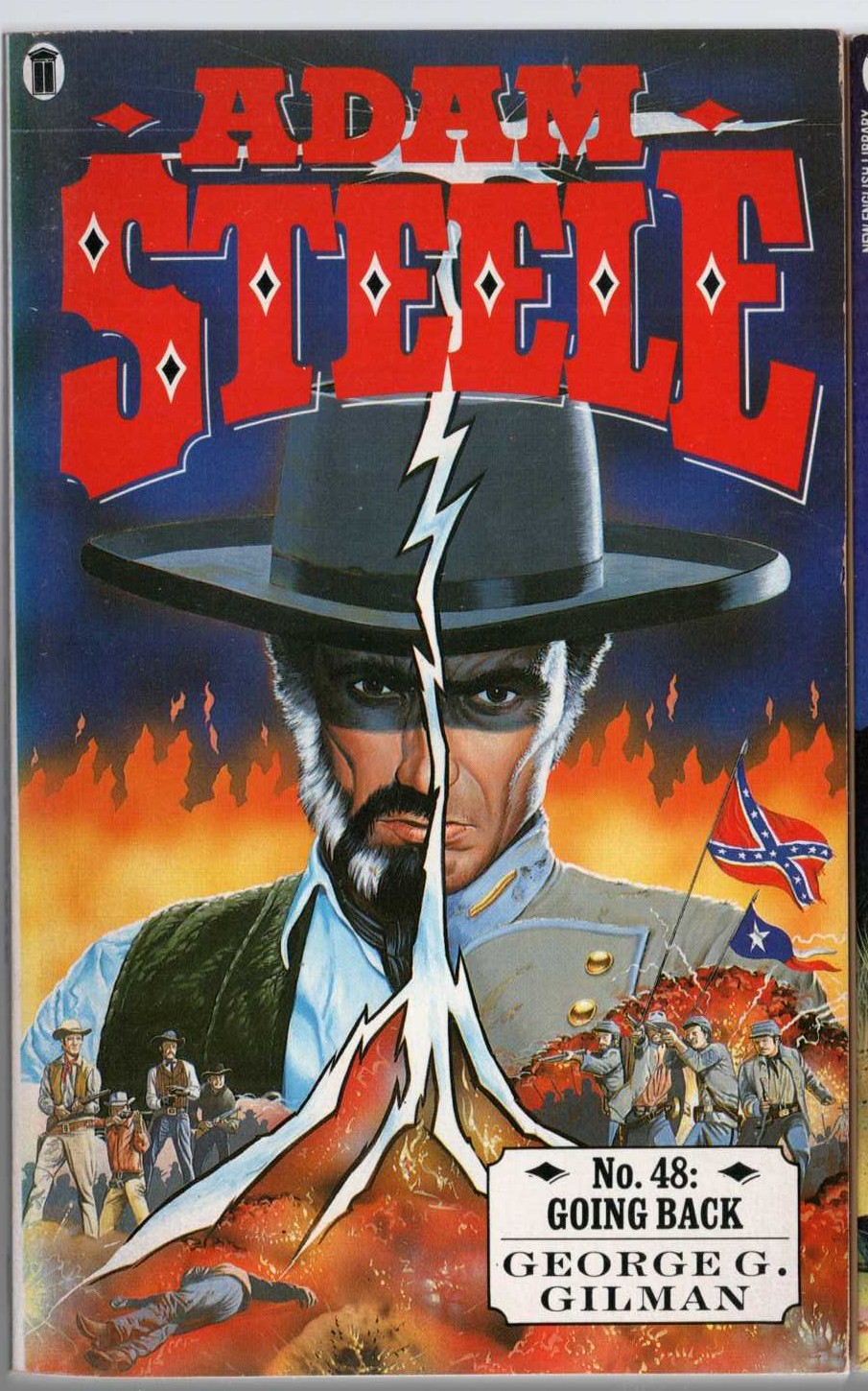 George G. Gilman  ADAM STEELE 48: GOING BACK front book cover image