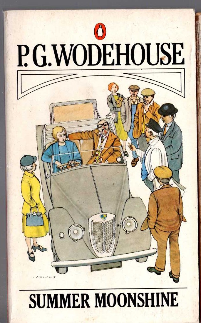 P.G. Wodehouse  SUMMER MOONSHINE front book cover image