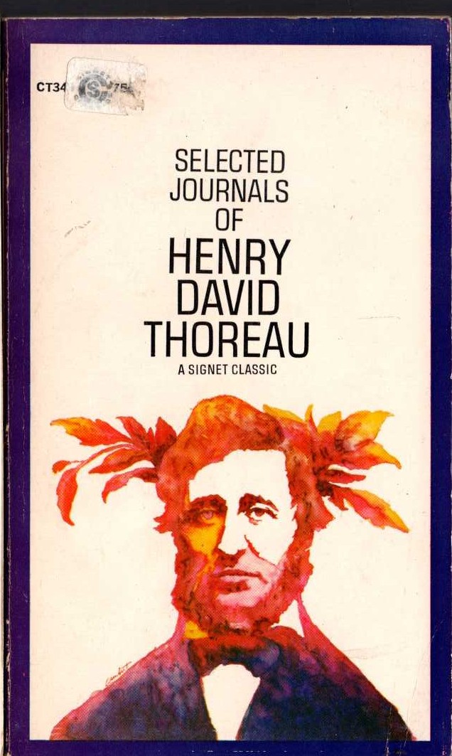 Carl Bode (edits) SELECTED JOURNALS OF HENRY THOREAU front book cover image