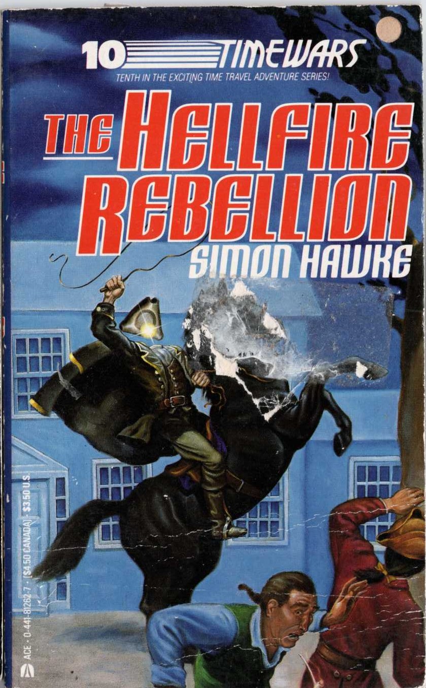 Simon Hawke  THE HELLFIRE REBELLION front book cover image