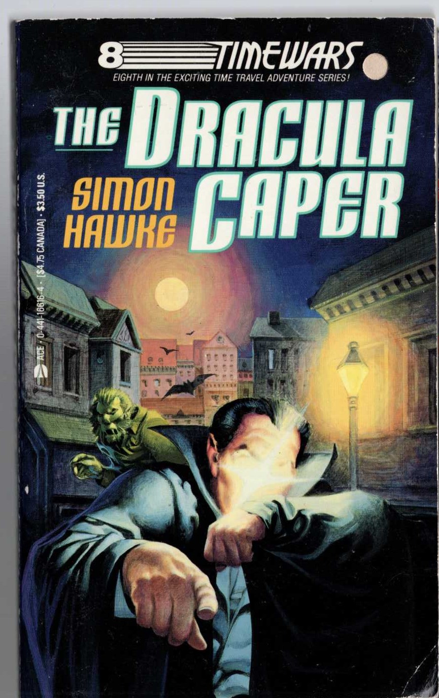 Simon Hawke  THE DRACULA CAPER front book cover image