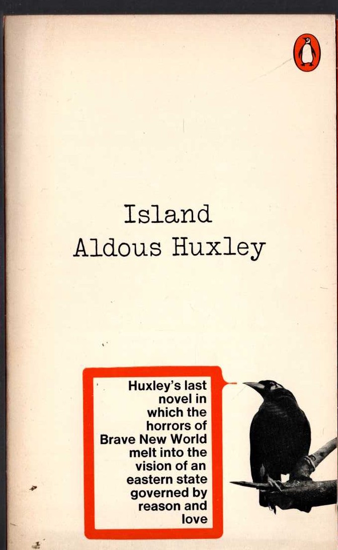 Aldous Huxley  ISLAND front book cover image