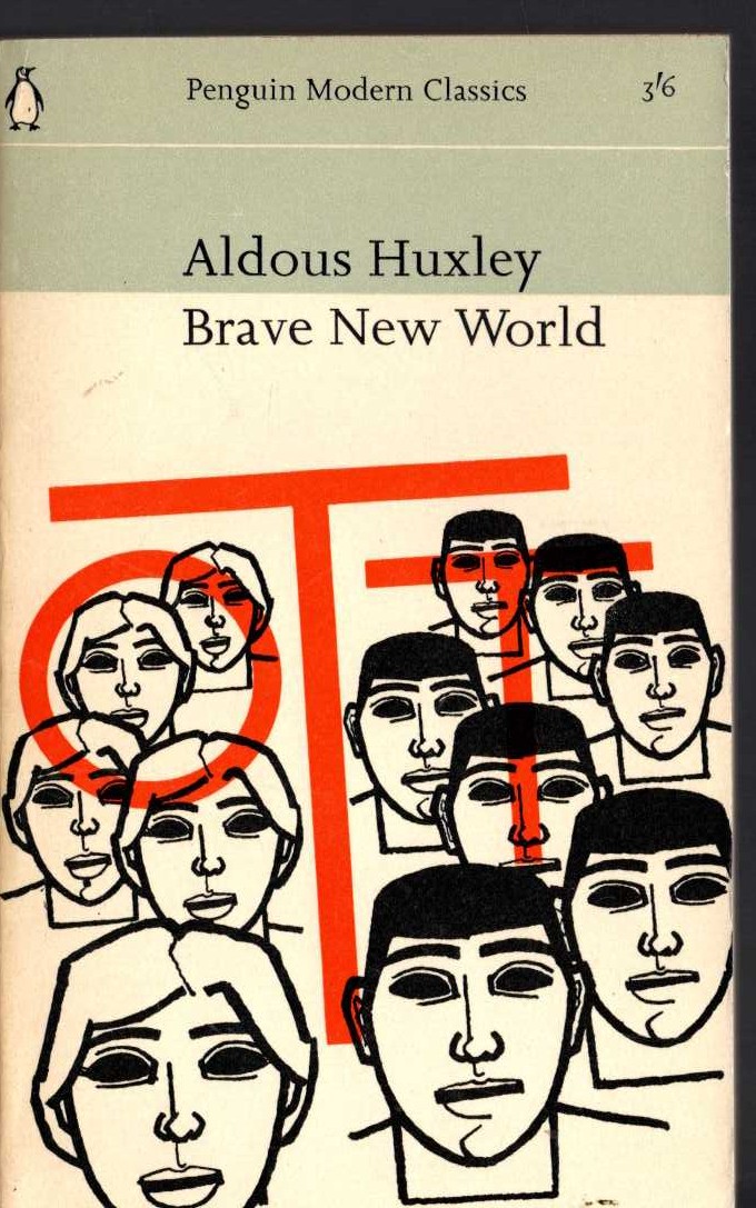 Aldous Huxley  BRAVE NEW WORLD front book cover image