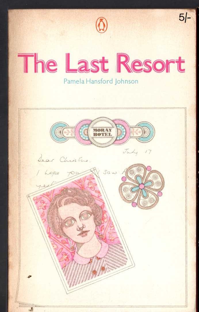 Pamela Hansford Johnson  THE LAST RESORT front book cover image