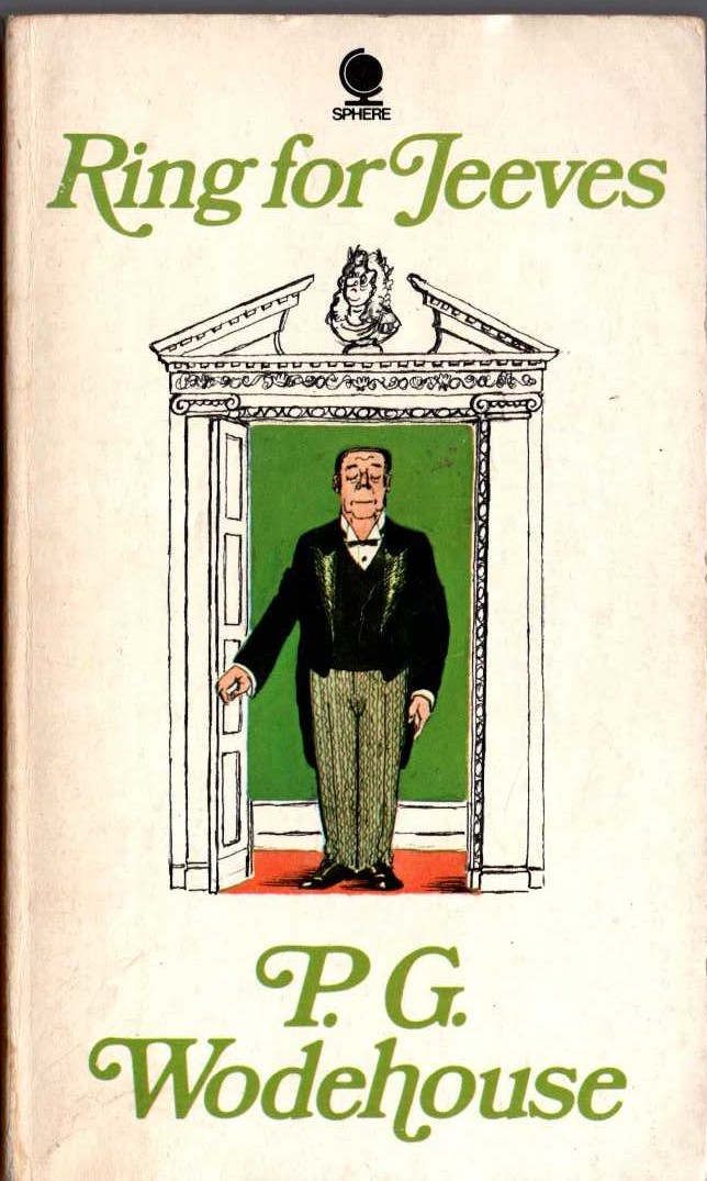 P.G. Wodehouse  RING FOR JEEVES front book cover image