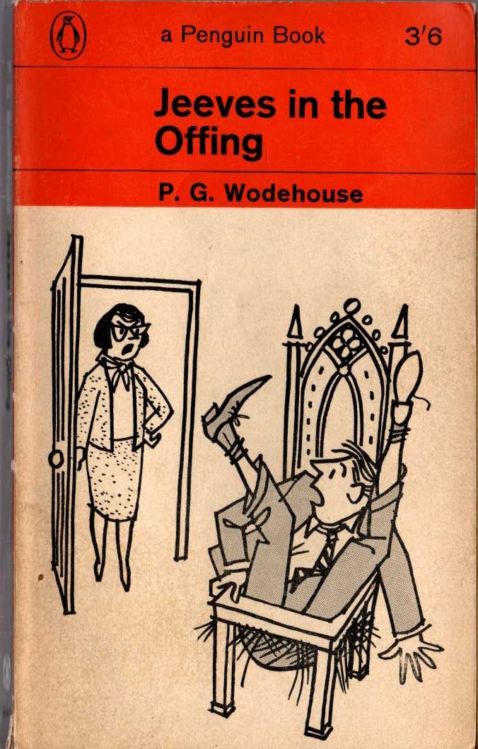 P.G. Wodehouse  JEEVES IN THE OFFING front book cover image
