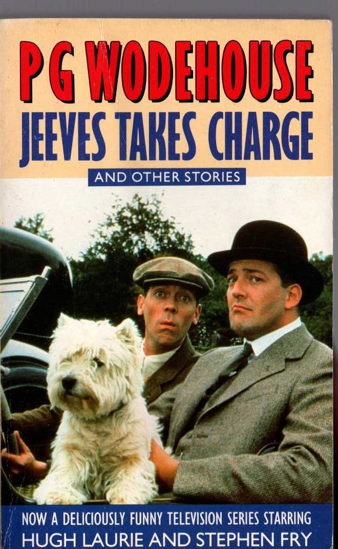 P.G. Wodehouse  JEEVES TAKES CHARGE and Other Stories (Hugh Laurie & Stephen Fry) front book cover image